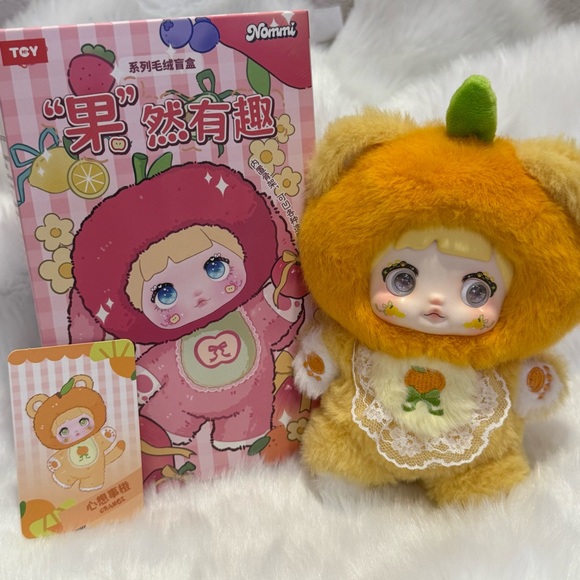 hi toy Accessories - ❌SOLD ❌Nommi fruits ORANGE vinyl plush pendant